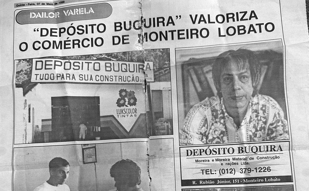 Reportagem do jornal O Diário sobre o Depósito Buquira, 1998